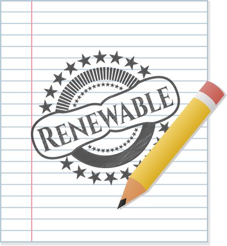Renewable draw (pencil strokes)