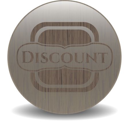 Discount realistic wooden emblem