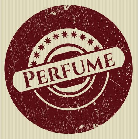 Perfume rubber grunge texture seal