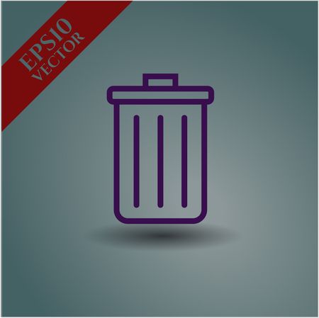 Trash can symbol