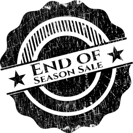 End of Season Sale grunge stamp