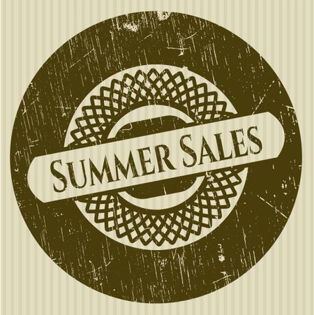Summer Sales grunge stamp