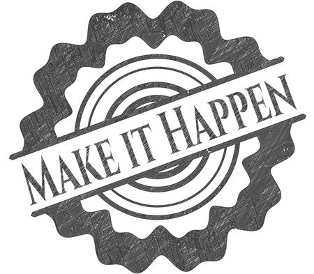 Make it Happen pencil emblem