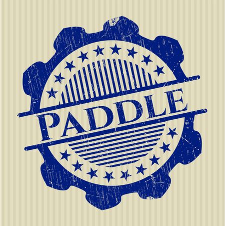 Paddle grunge stamp