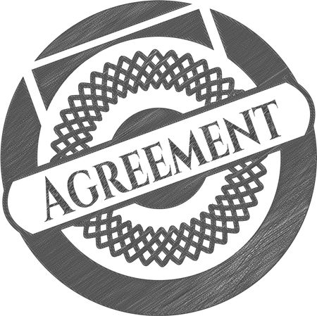 Agreement pencil emblem