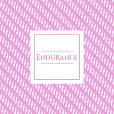 Endurance colorful card