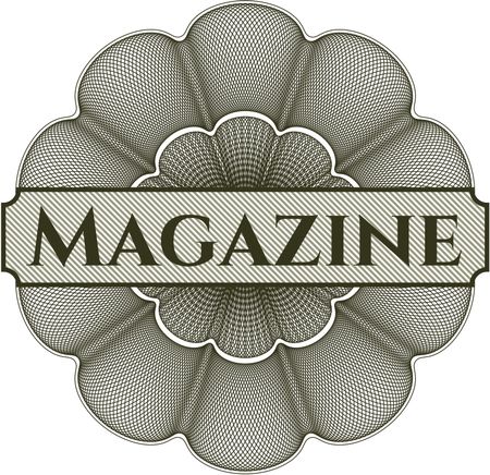 Magazine money style rosette