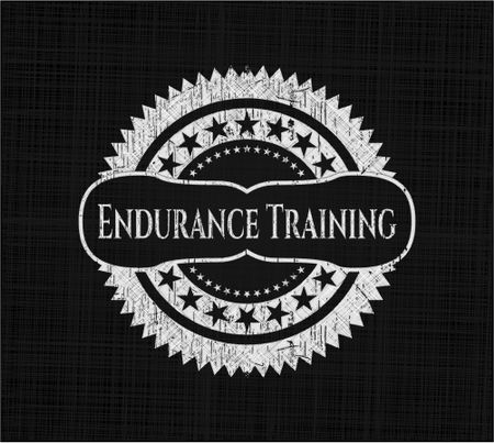 Endurance Training written on a chalkboard