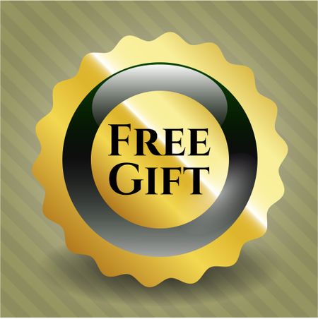Free Gift gold badge