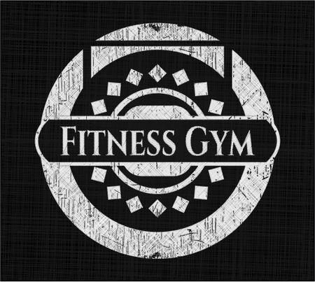 Fitness Gym chalk emblem