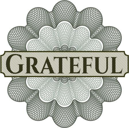 Grateful rosette
