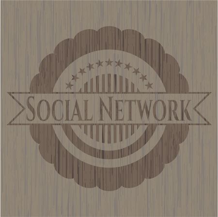 Social Network wood emblem
