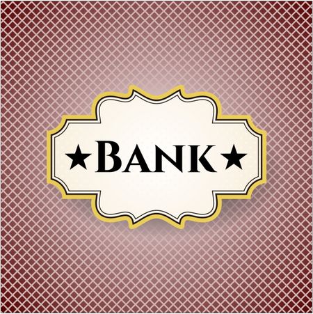 Bank poster or banner