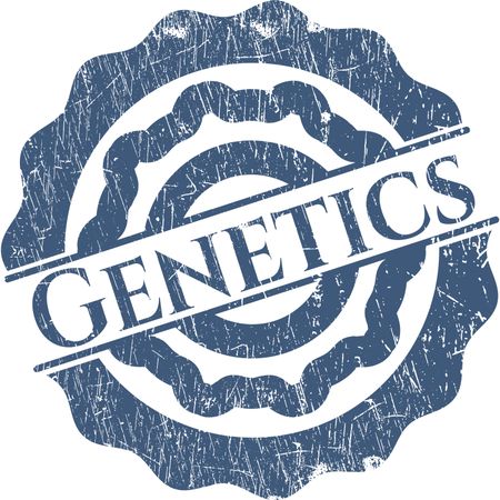 Genetics rubber grunge texture stamp