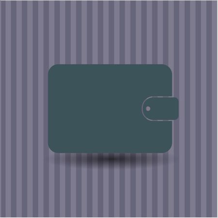 wallet icon vector symbol flat eps jpg app web concept website