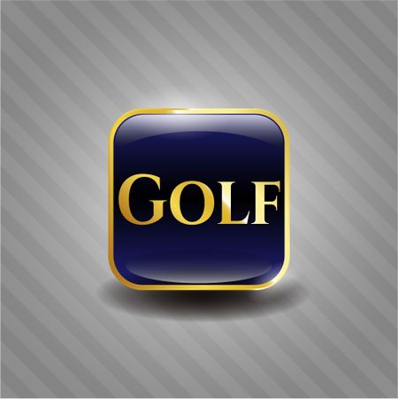 Golf shiny badge