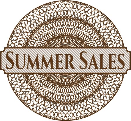 Summer Sales abstract rosette