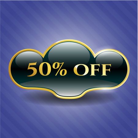 50% Off shiny emblem