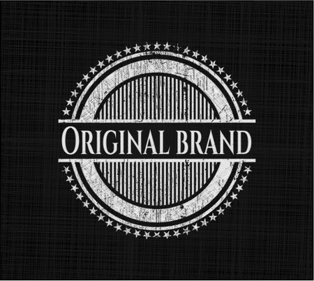 Original Brand chalkboard emblem
