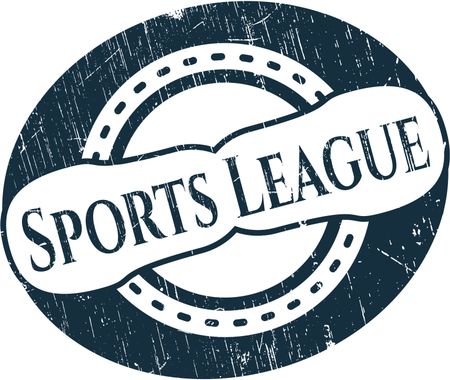 Sports League rubber grunge seal