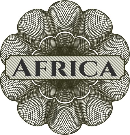 Africa linear rosette