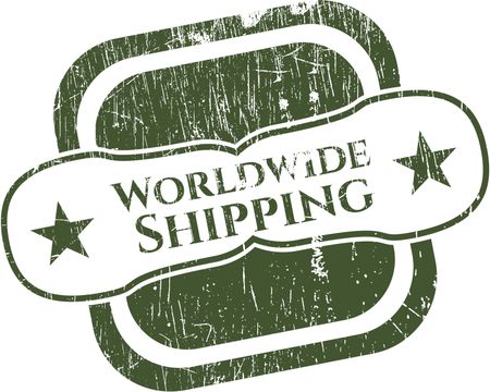 Worldwide Shipping grunge stamp