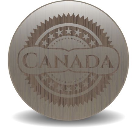 Canada wood emblem. Vintage.