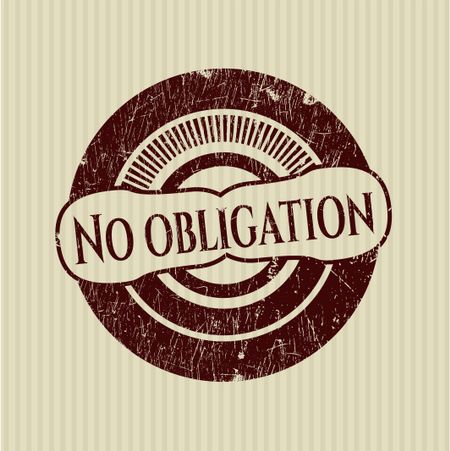 No obligation rubber stamp
