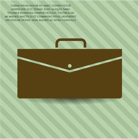 Business Briefcase vector icon