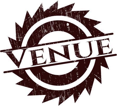 Venue rubber grunge texture seal