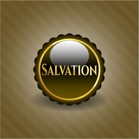 Salvation gold emblem or badge
