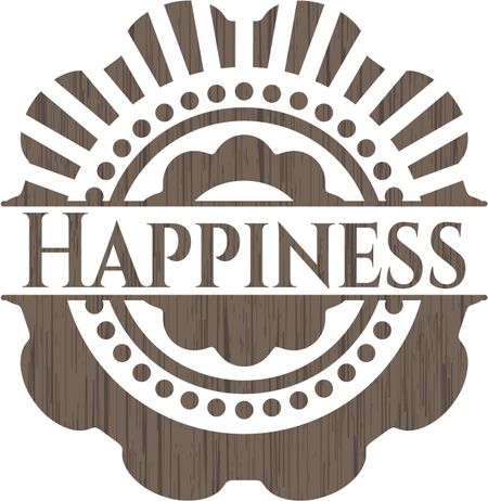 Happiness wood emblem