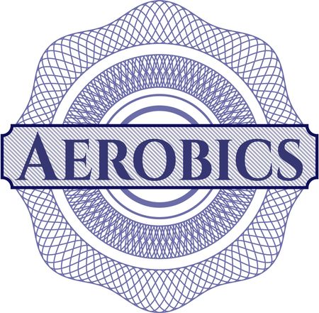 Aerobics abstract linear rosette