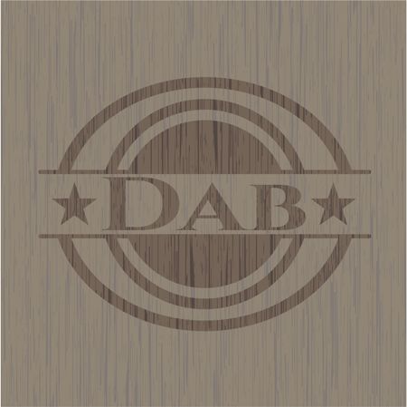 Dab wood emblem. Vintage.