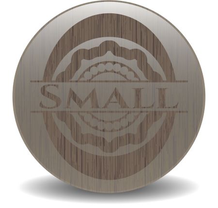 Small wooden emblem