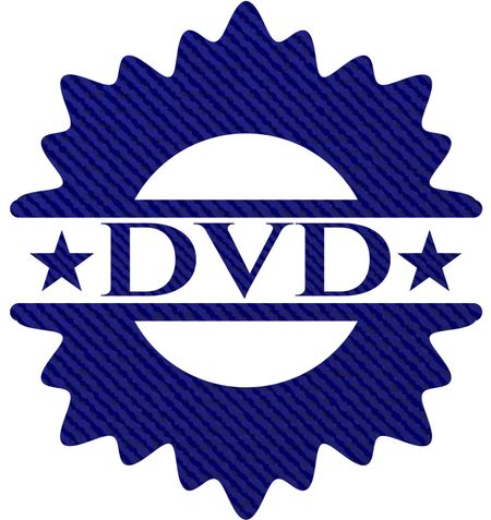 DVD with jean texture