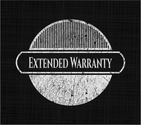 Extended Warranty chalk emblem