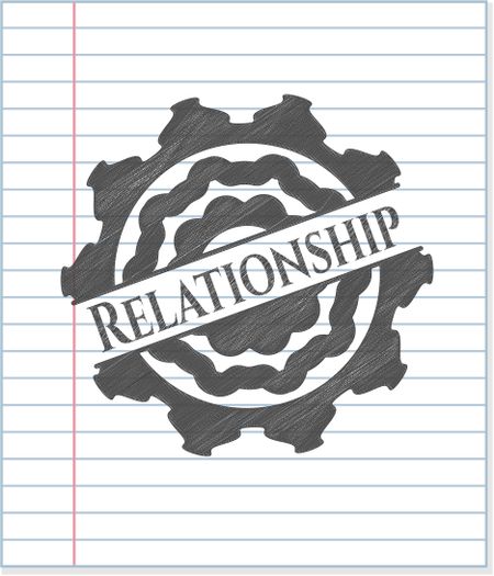 Relationship pencil emblem