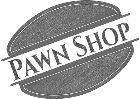 Pawn Shop pencil strokes emblem
