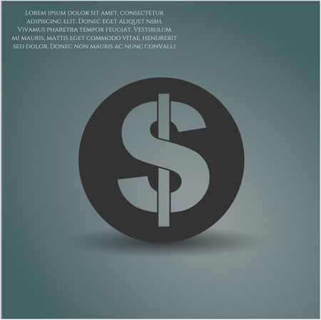 money icon vector symbol flat eps jpg app web concept website