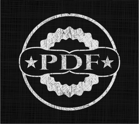 PDF with chalkboard texture