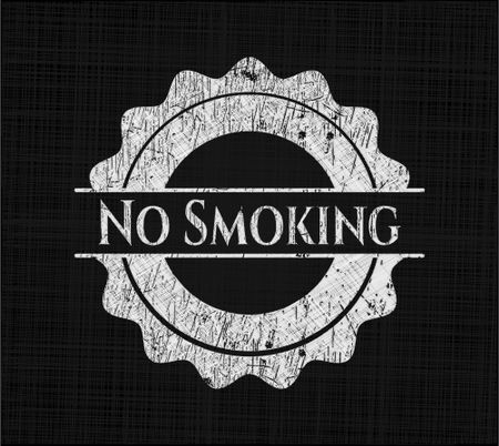 No Smoking written on a blackboard