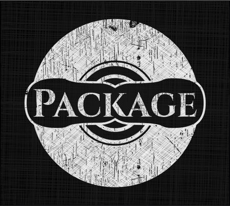 Package chalkboard emblem