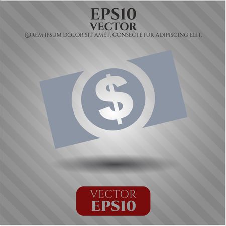 money dollar bill icon vector symbol flat eps jpg