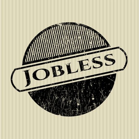 Jobless rubber grunge texture seal