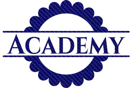 Academy emblem with jean high quality background