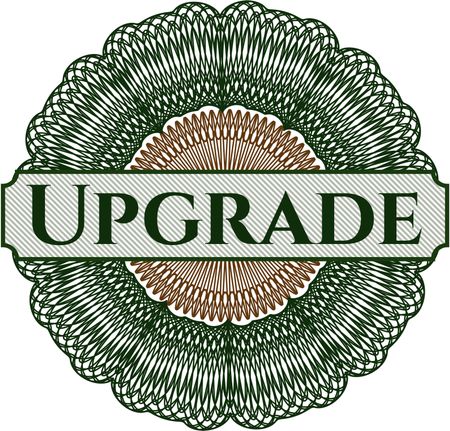 Upgrade rosette or money style emblem