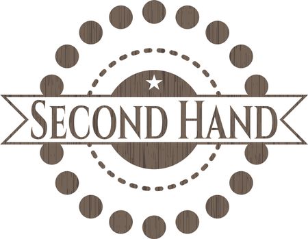Second Hand wooden emblem