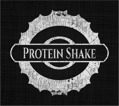 Protein Shake chalkboard emblem