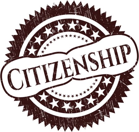 Citizenship rubber stamp